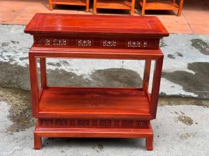 Đôn lục giác gỗ gụ MS70 