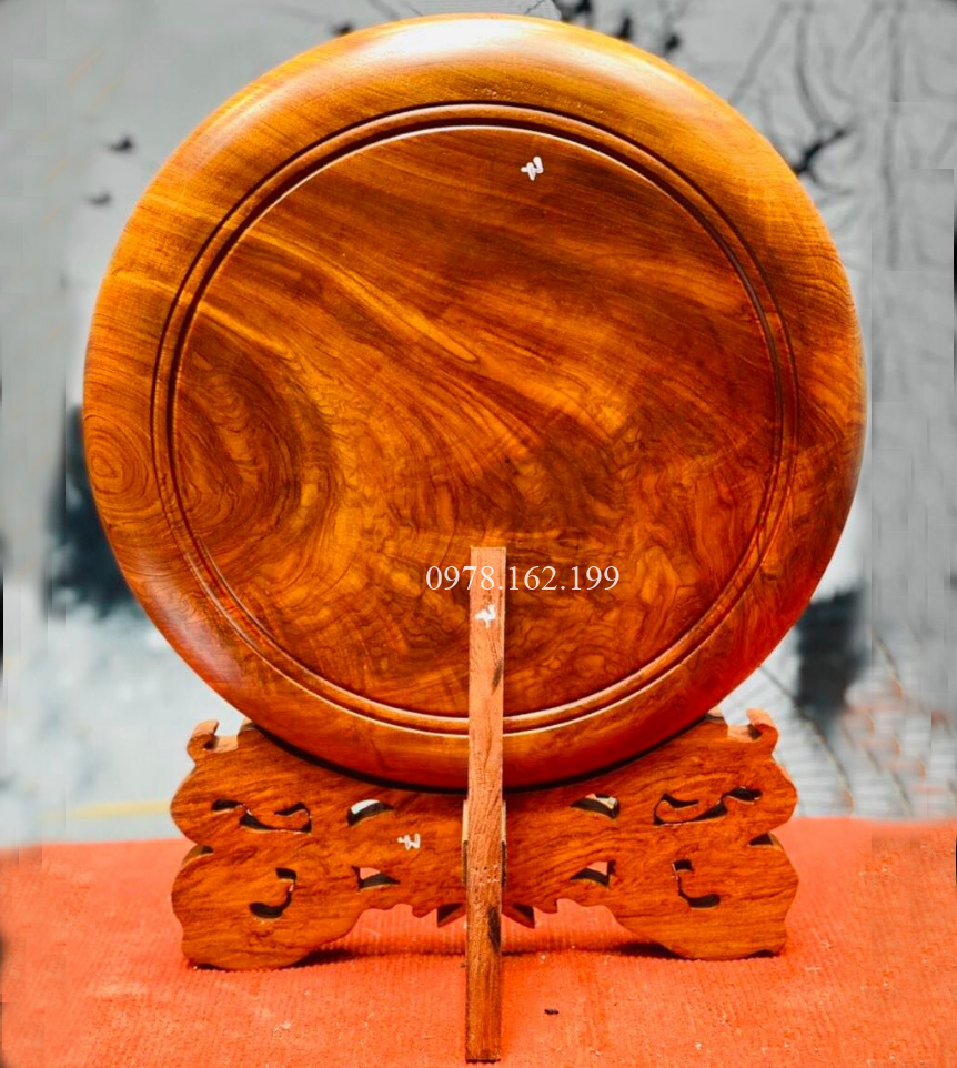 Tranh đĩa lý ngư vọng nguyệt - Ảnh 4