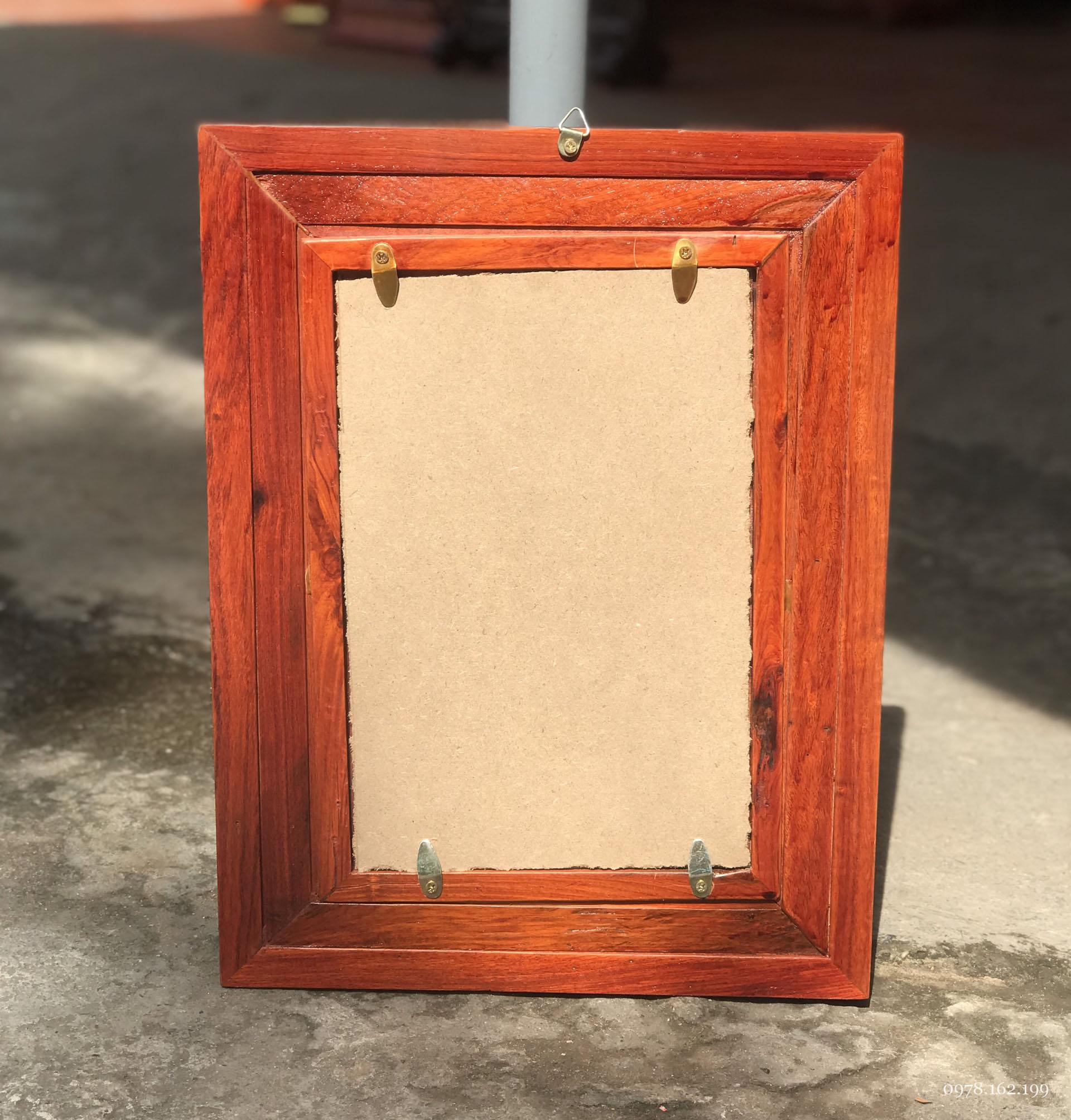 Khung ảnh thờ treo hoa lá tây kép 20x30 - Ảnh 4