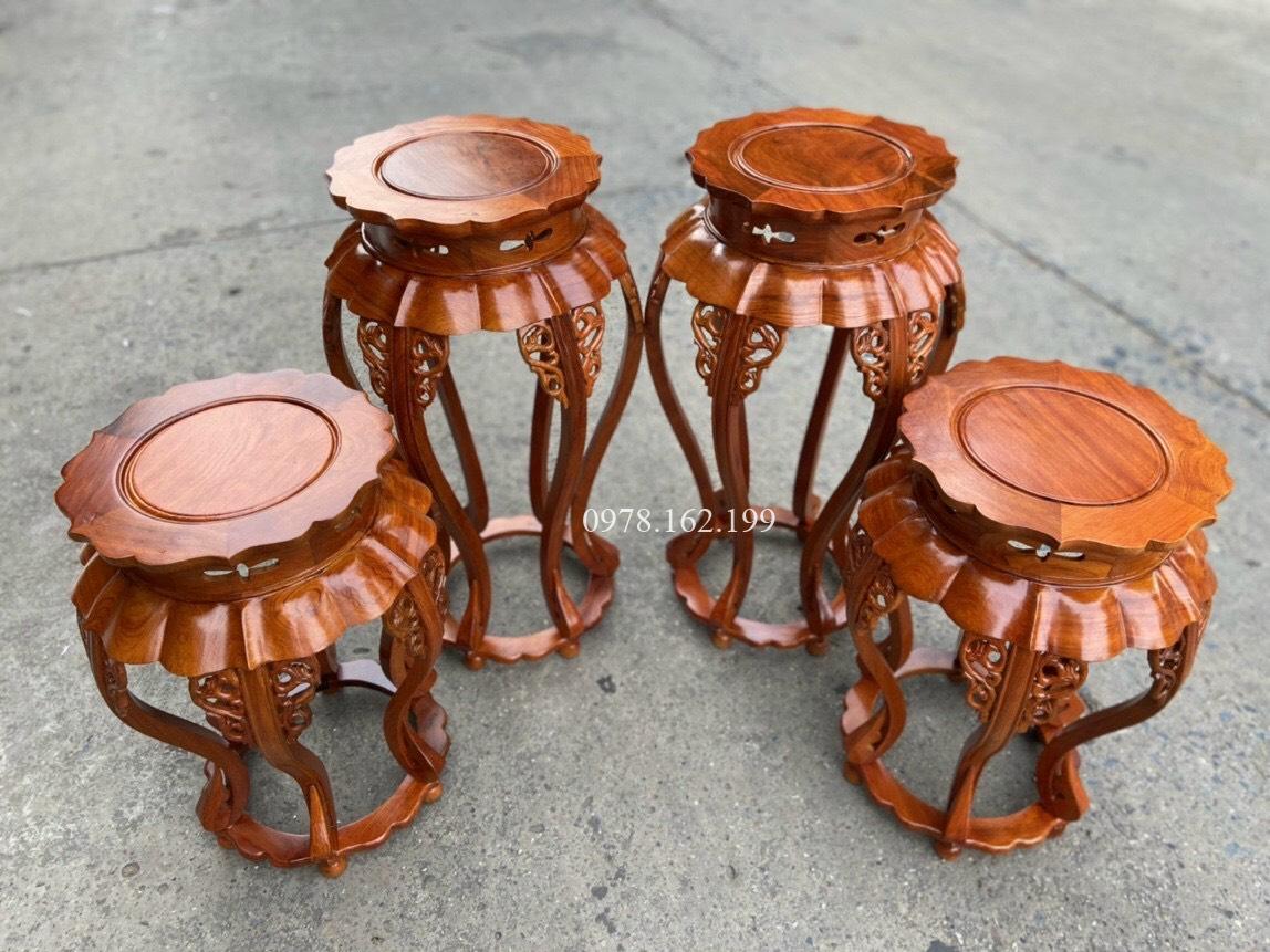 Đôn sen gỗ hương MS70 - Ảnh 3