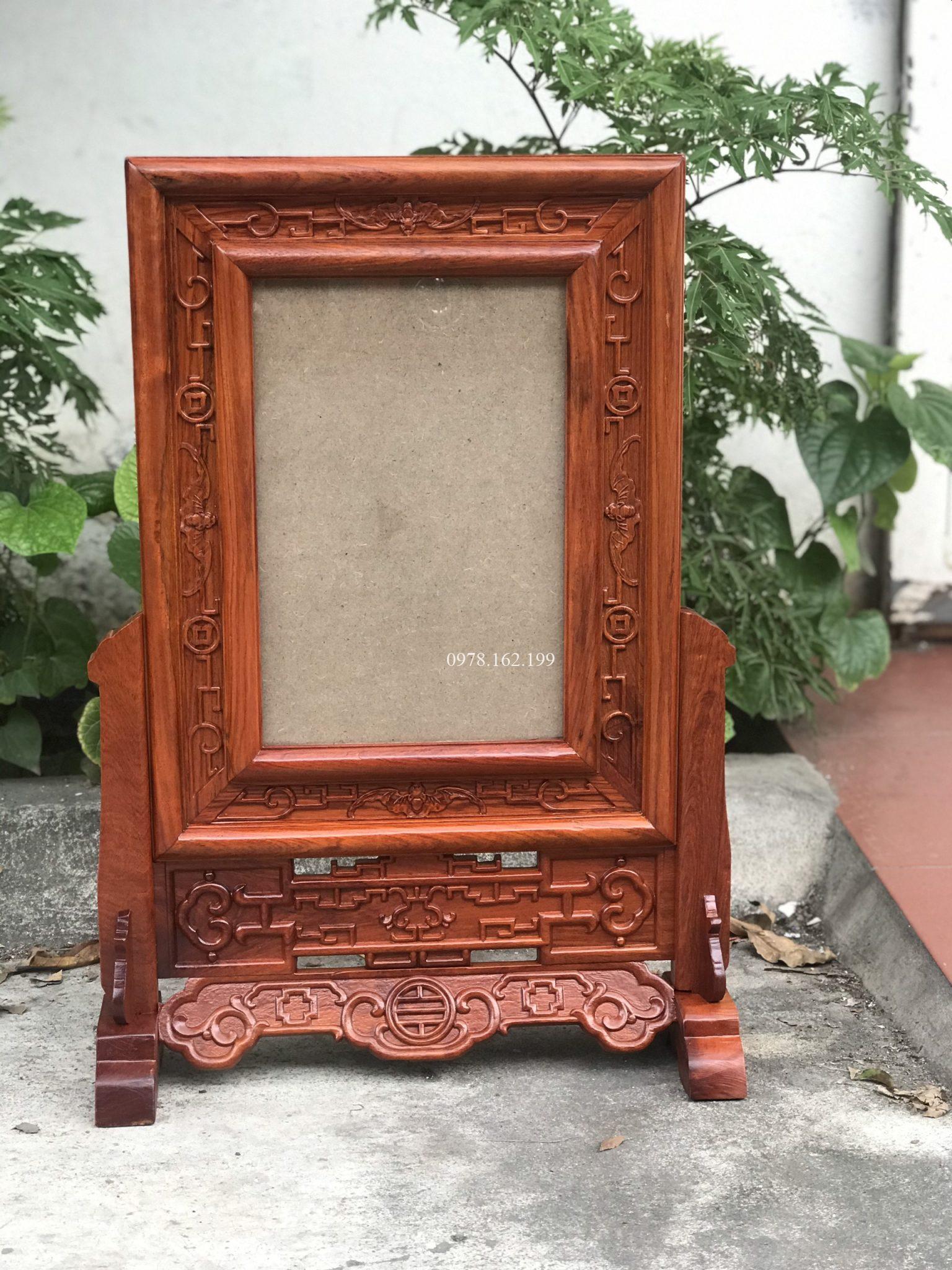 Khung ảnh thờ chạm dơi 20x30 - Ảnh 2