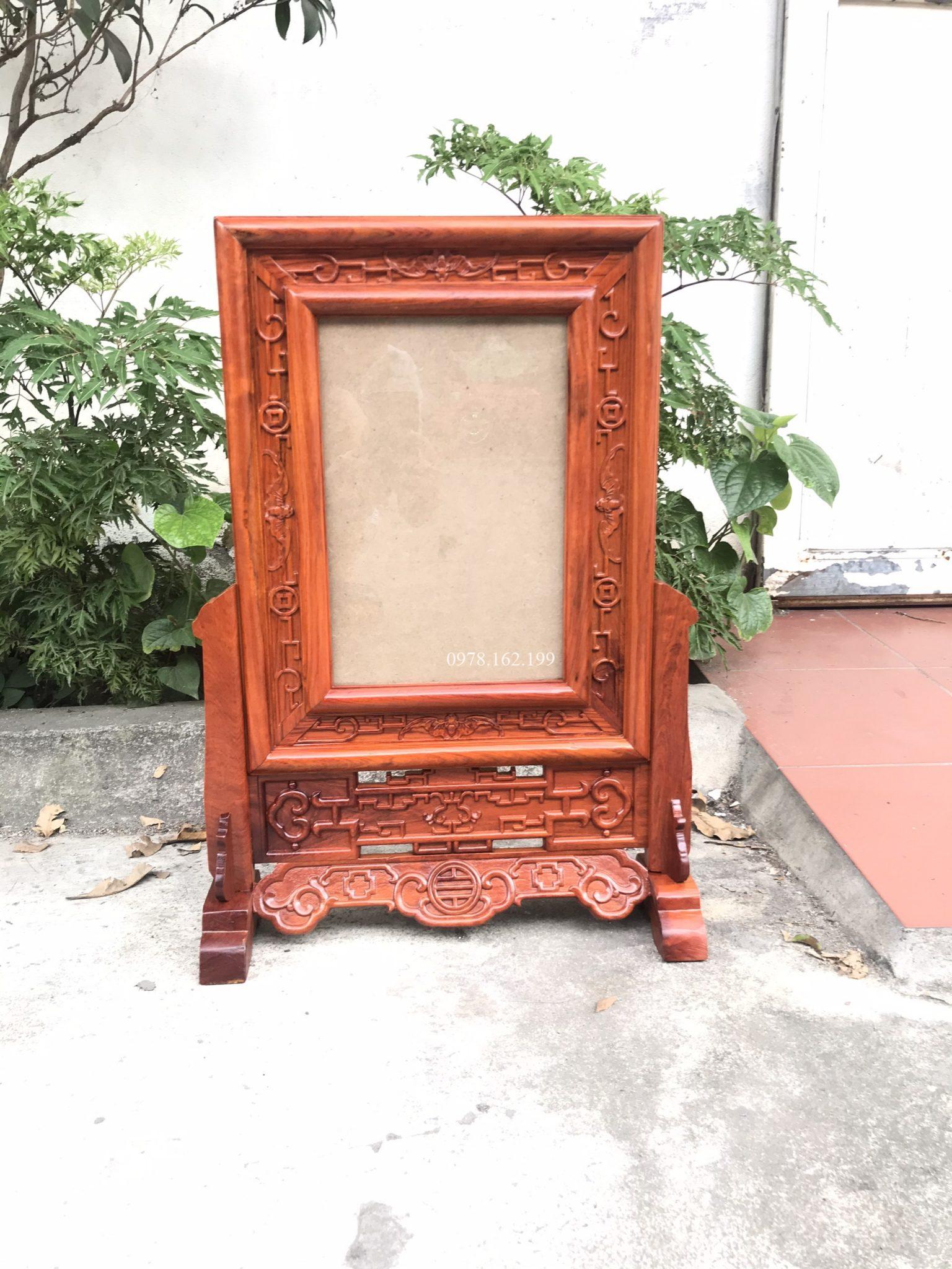 Khung ảnh thờ chạm dơi 20x30