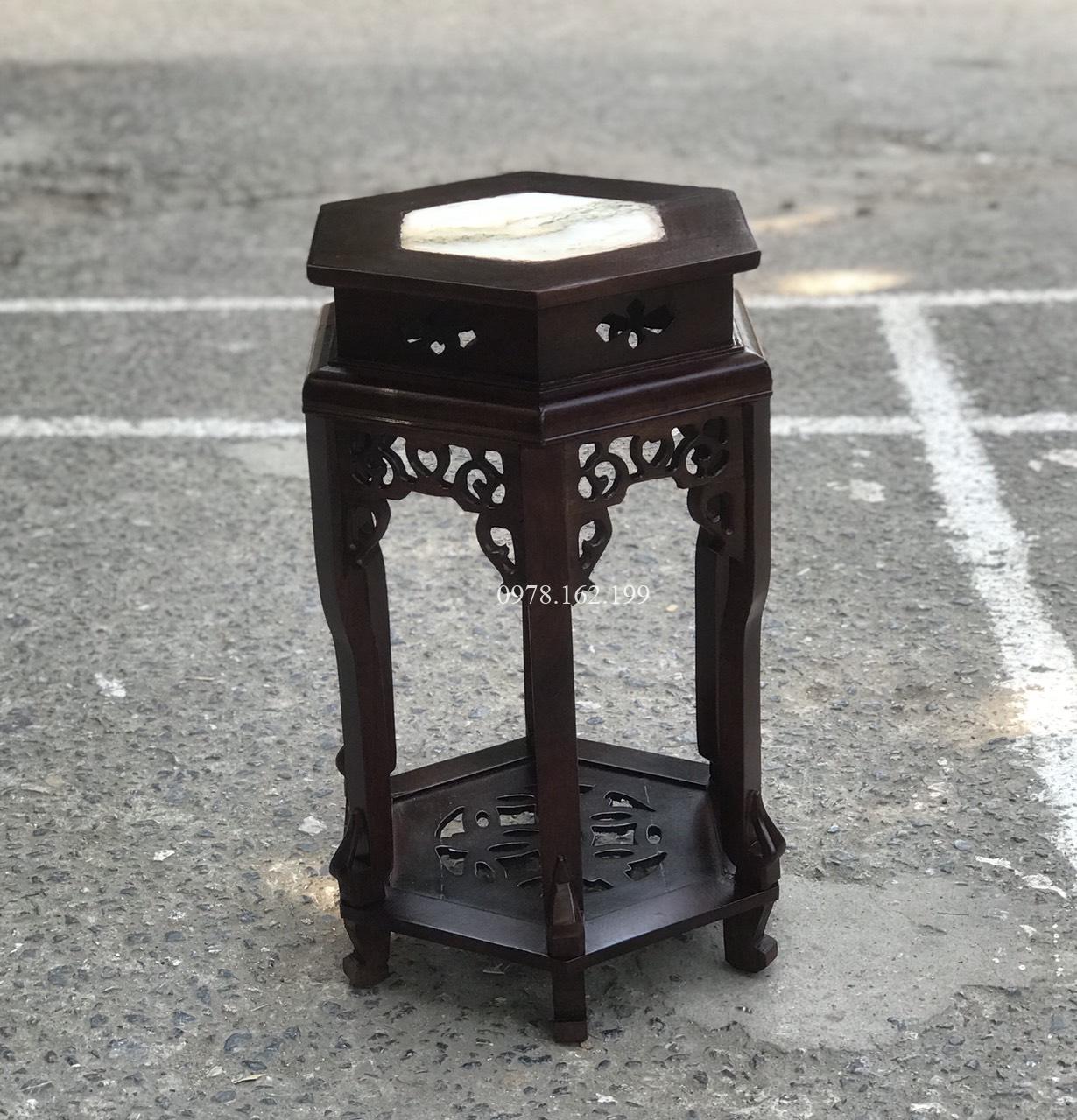 Đôn lục giác mặt đá MS70 - Ảnh 2