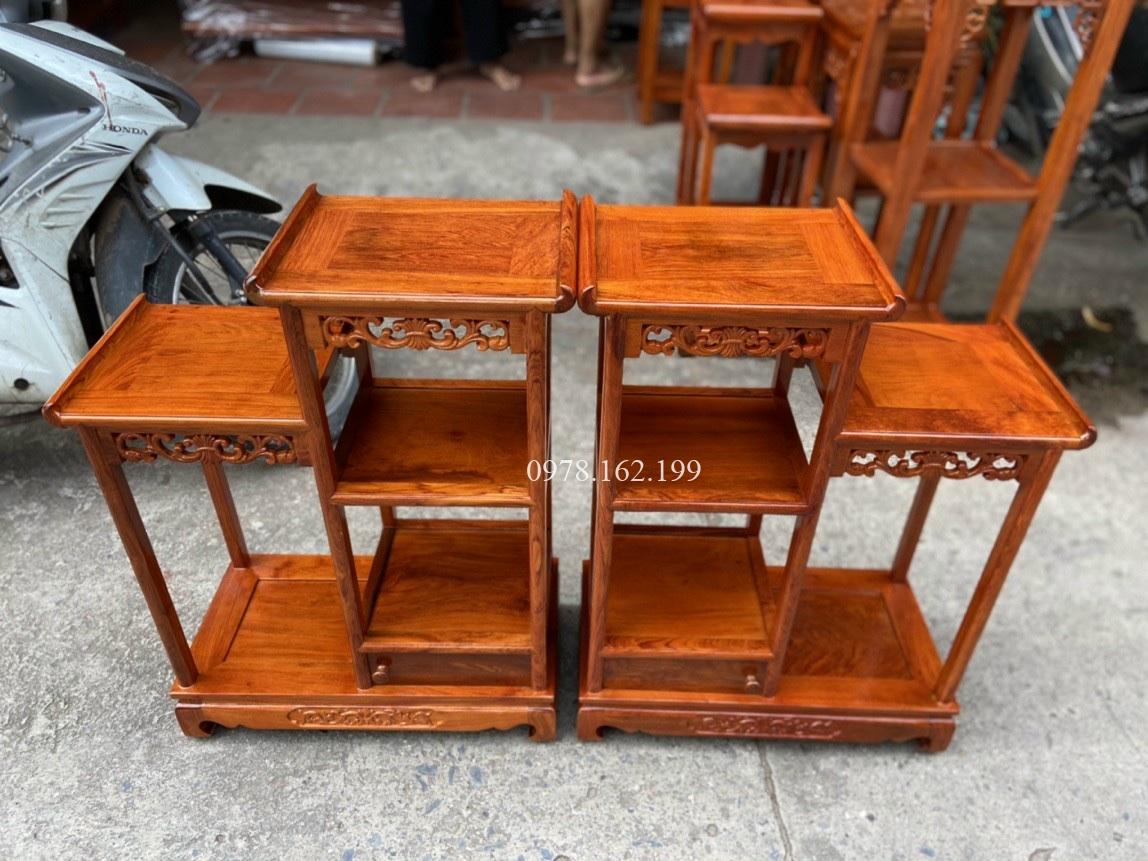 Đôn nhị sơn gỗ hương MS70 - Ảnh 3