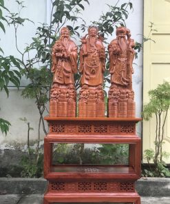 Tượng Tam Đa Phúc Lộc Thọ Gỗ Hương MS50