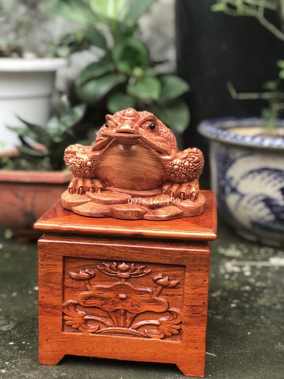 Cóc Thiềm Thừ Gỗ Hương MS01 - Ảnh 6