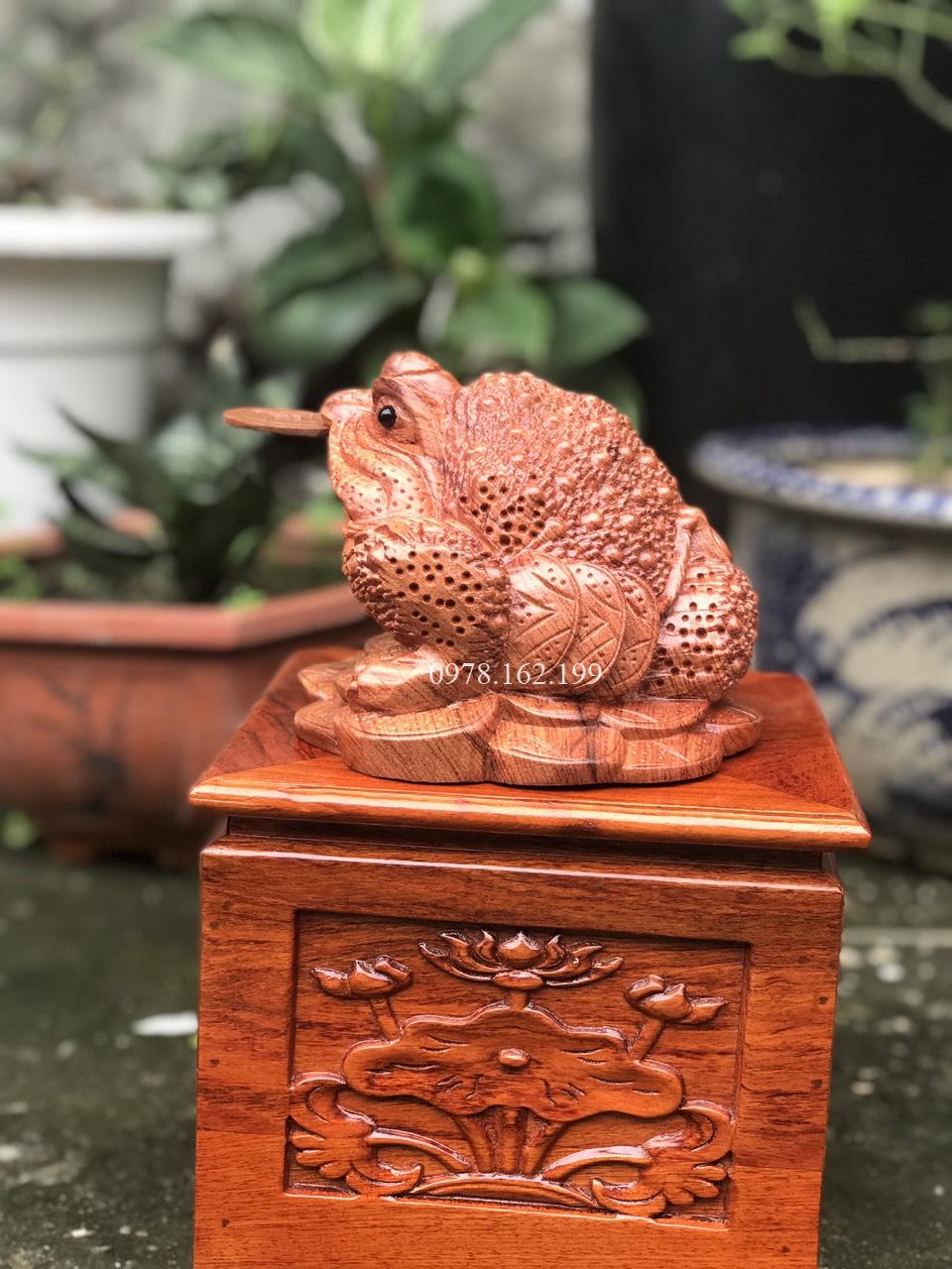 Cóc Thiềm Thừ Gỗ Hương MS01 - Ảnh 7