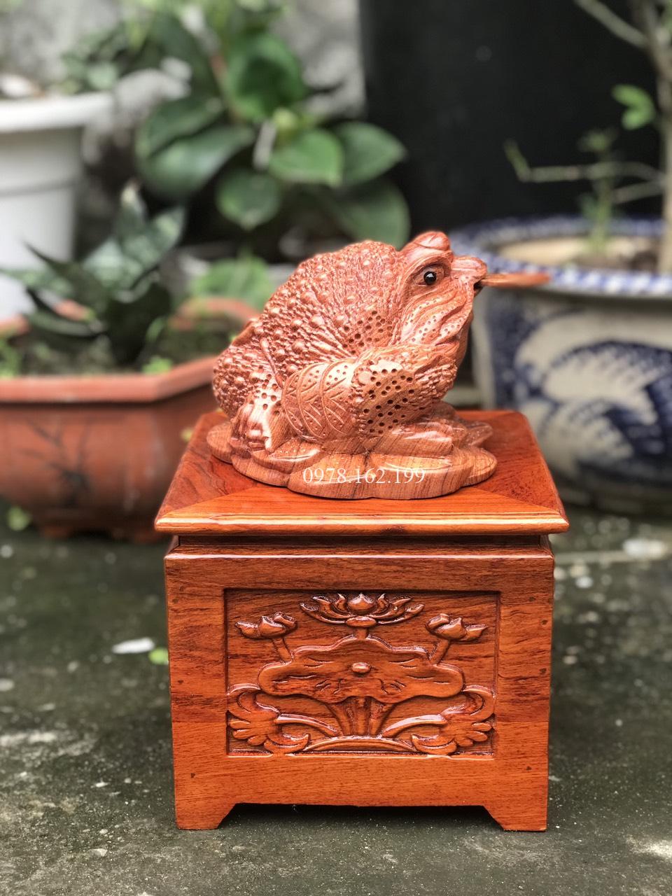 Cóc Thiềm Thừ Gỗ Hương MS01 - Ảnh 4
