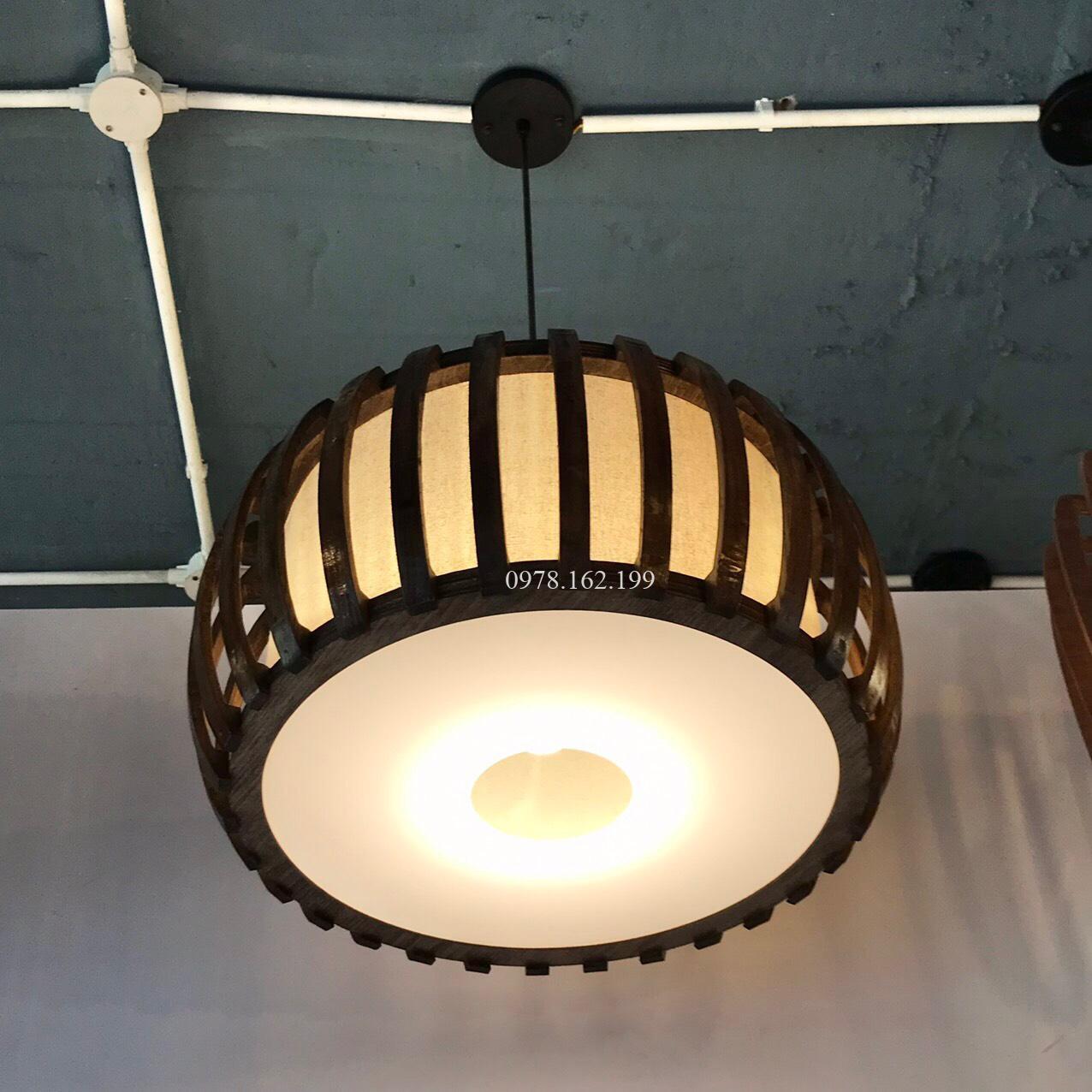 Đèn lồng trống thả trần hiện đại