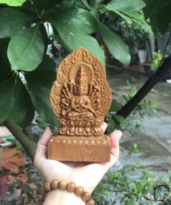 Tượng Thiên Thủ, Thiên Nhãn Quan Âm Gỗ Bách Xanh