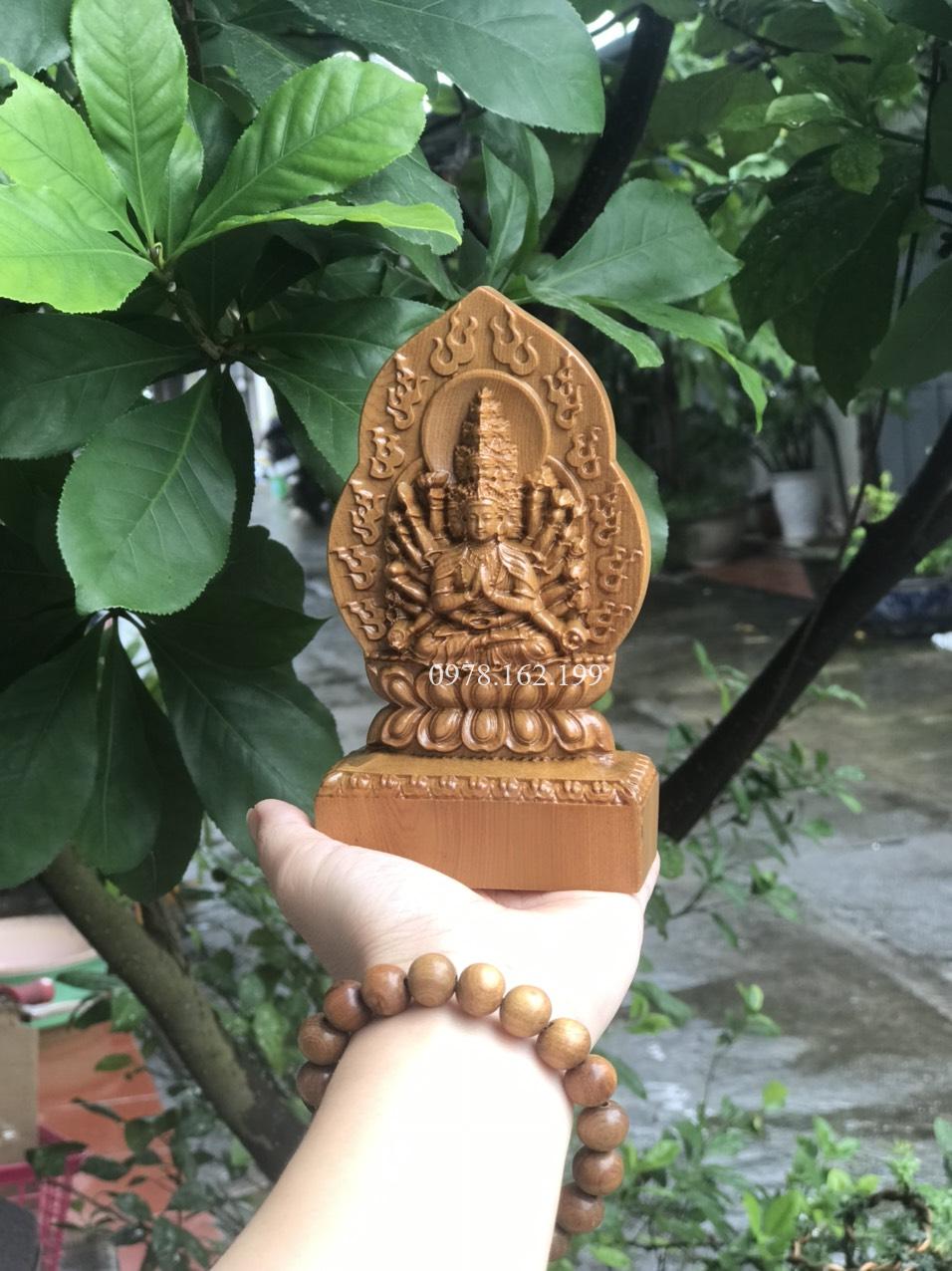 Tượng Thiên Thủ, Thiên Nhãn Quan Âm Gỗ Bách Xanh - Ảnh 2