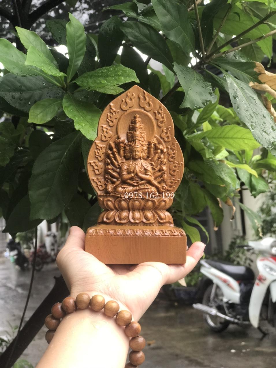 Tượng Thiên Thủ, Thiên Nhãn Quan Âm Gỗ Bách Xanh - Ảnh 4