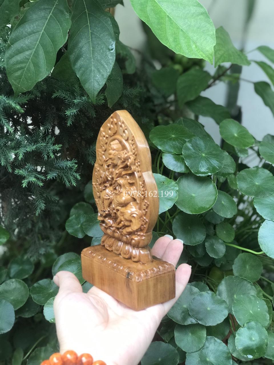 Tượng Phổ Hiền Bồ Tát Gỗ Bách Xanh - Ảnh 3