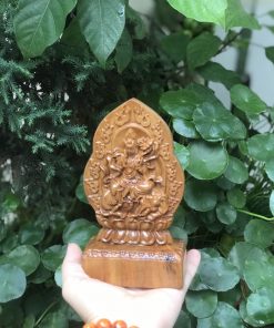 Tượng Phổ Hiền Bồ Tát Gỗ Bách Xanh