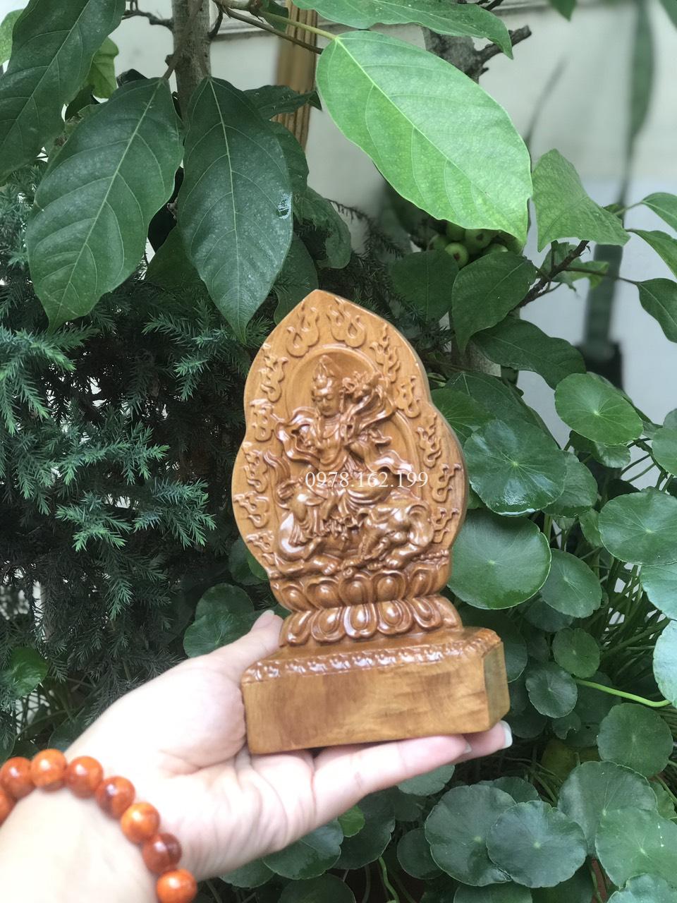 Tượng Phổ Hiền Bồ Tát Gỗ Bách Xanh - Ảnh 6