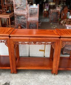 Đôn chữ nhật gỗ hương