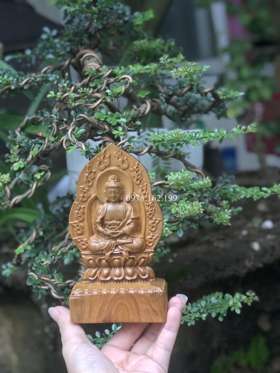 Tượng Thích Ca Gỗ Bách Xanh - Ảnh 10