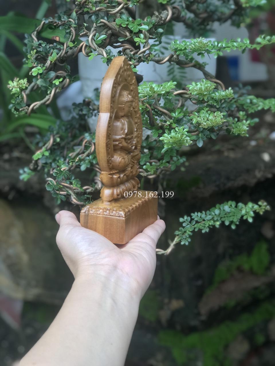 Tượng Thích Ca Gỗ Bách Xanh - Ảnh 9