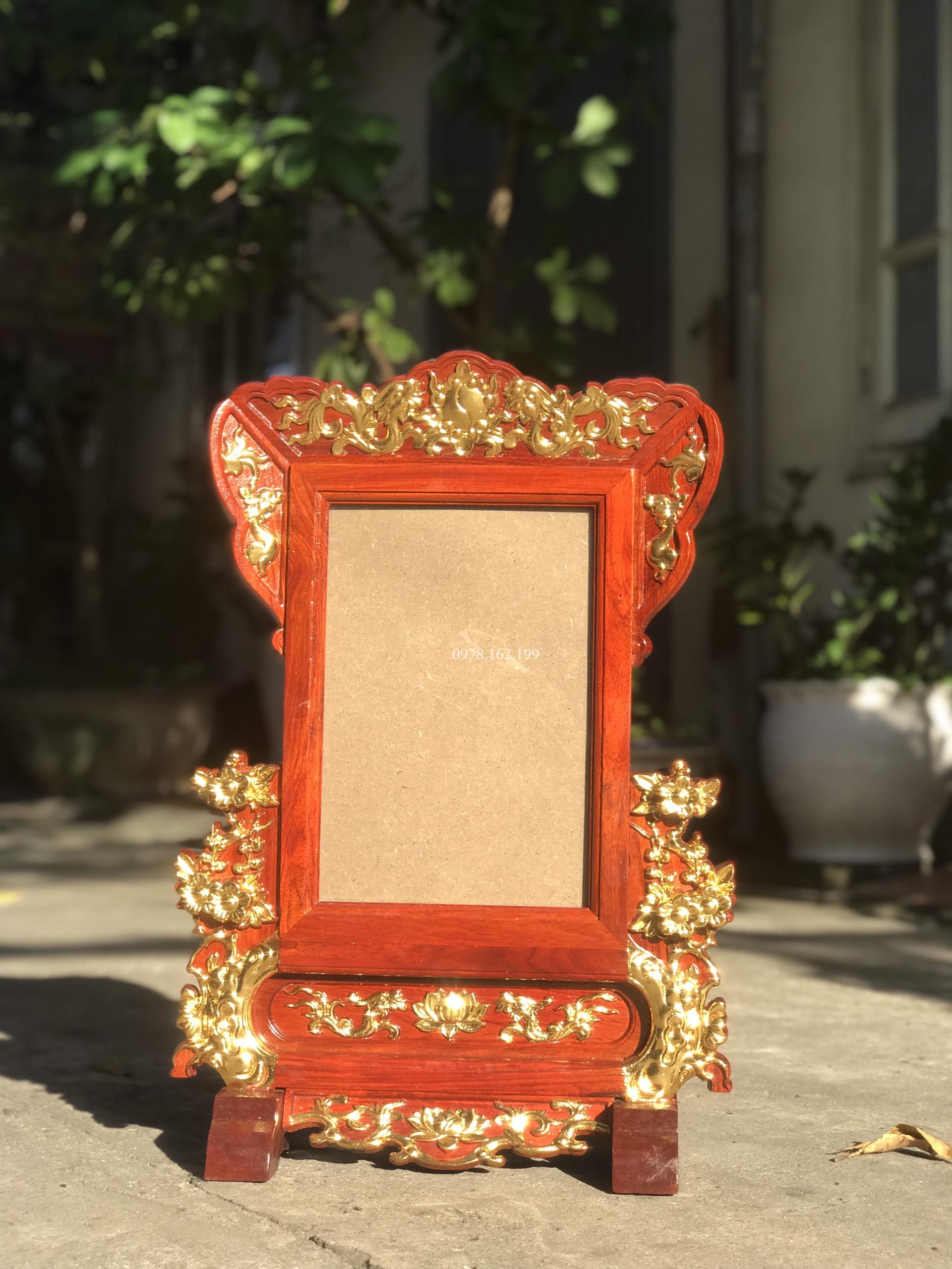 Khung ảnh hoa mai dát vàng - Ảnh 3