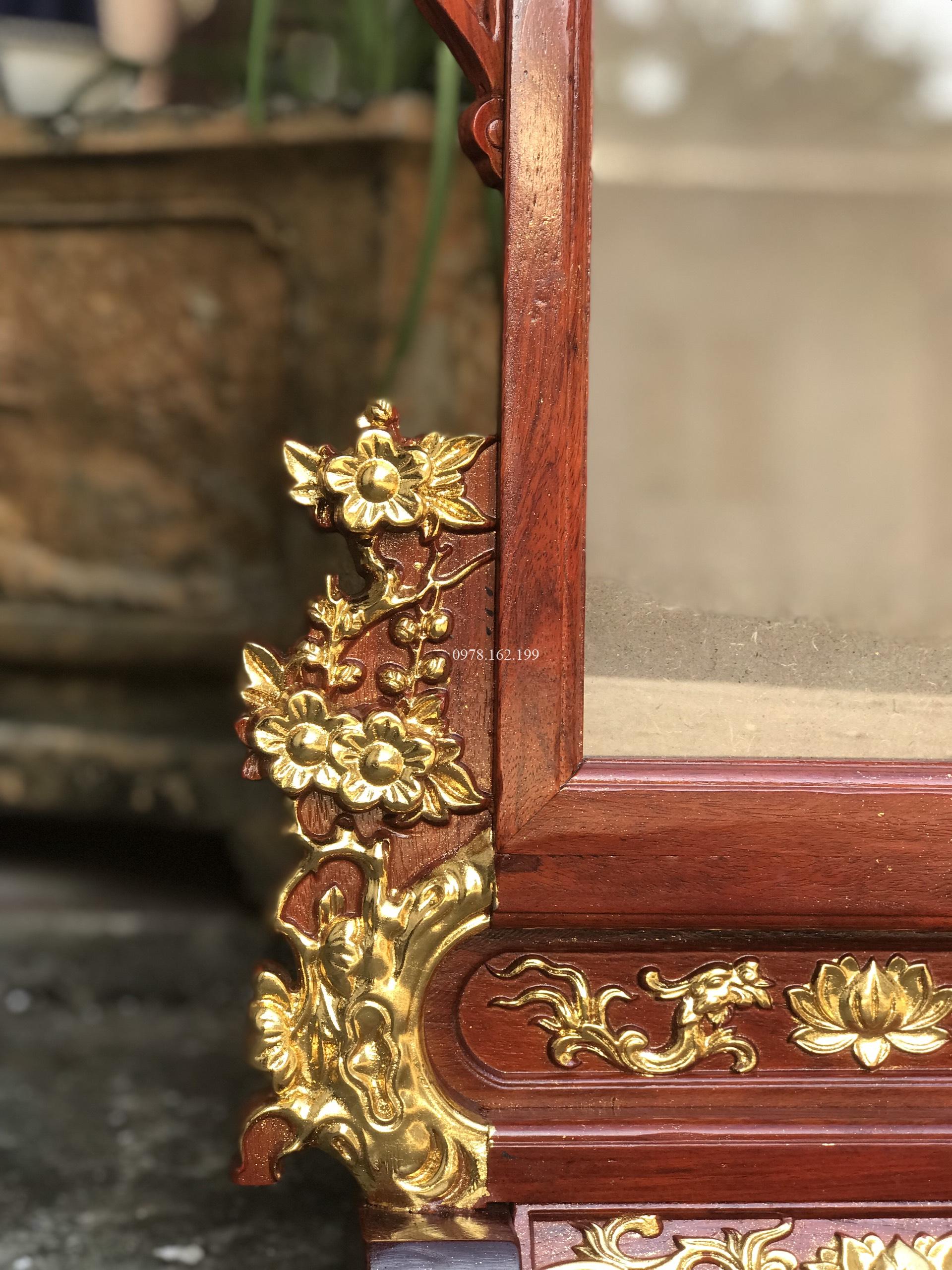 Khung ảnh hoa mai dát vàng - Ảnh 8