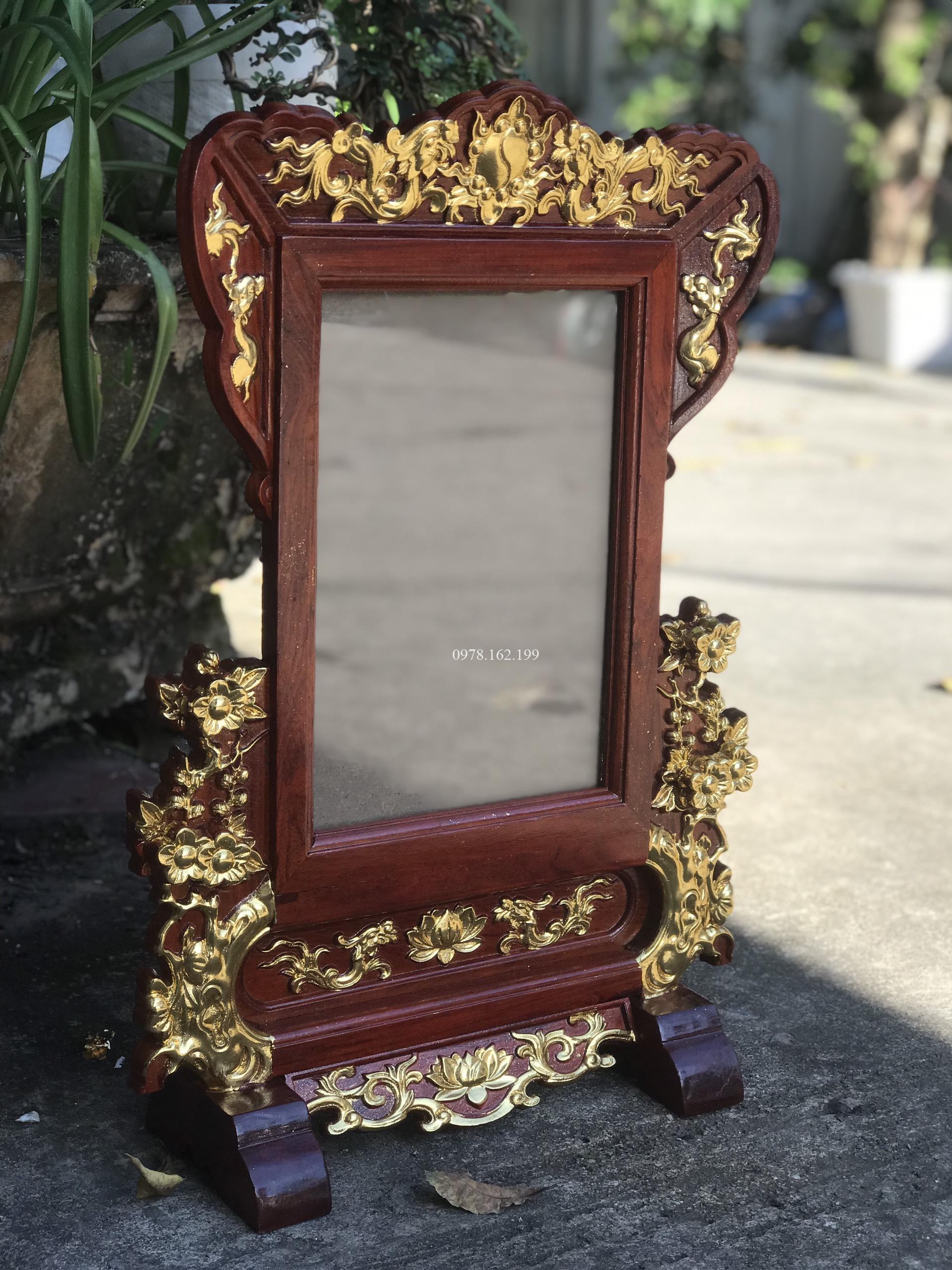 Khung ảnh hoa mai dát vàng - Ảnh 7