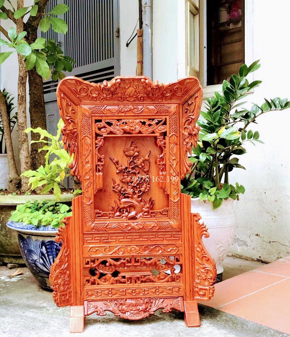 Giá gương thờ gỗ hương MS86 - Ảnh 3