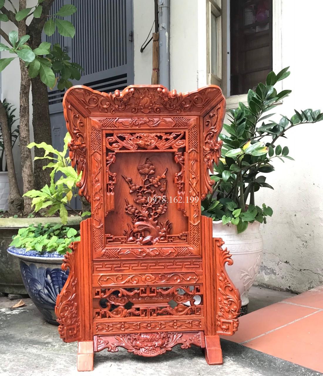 Giá gương thờ gỗ hương MS86 - Ảnh 4