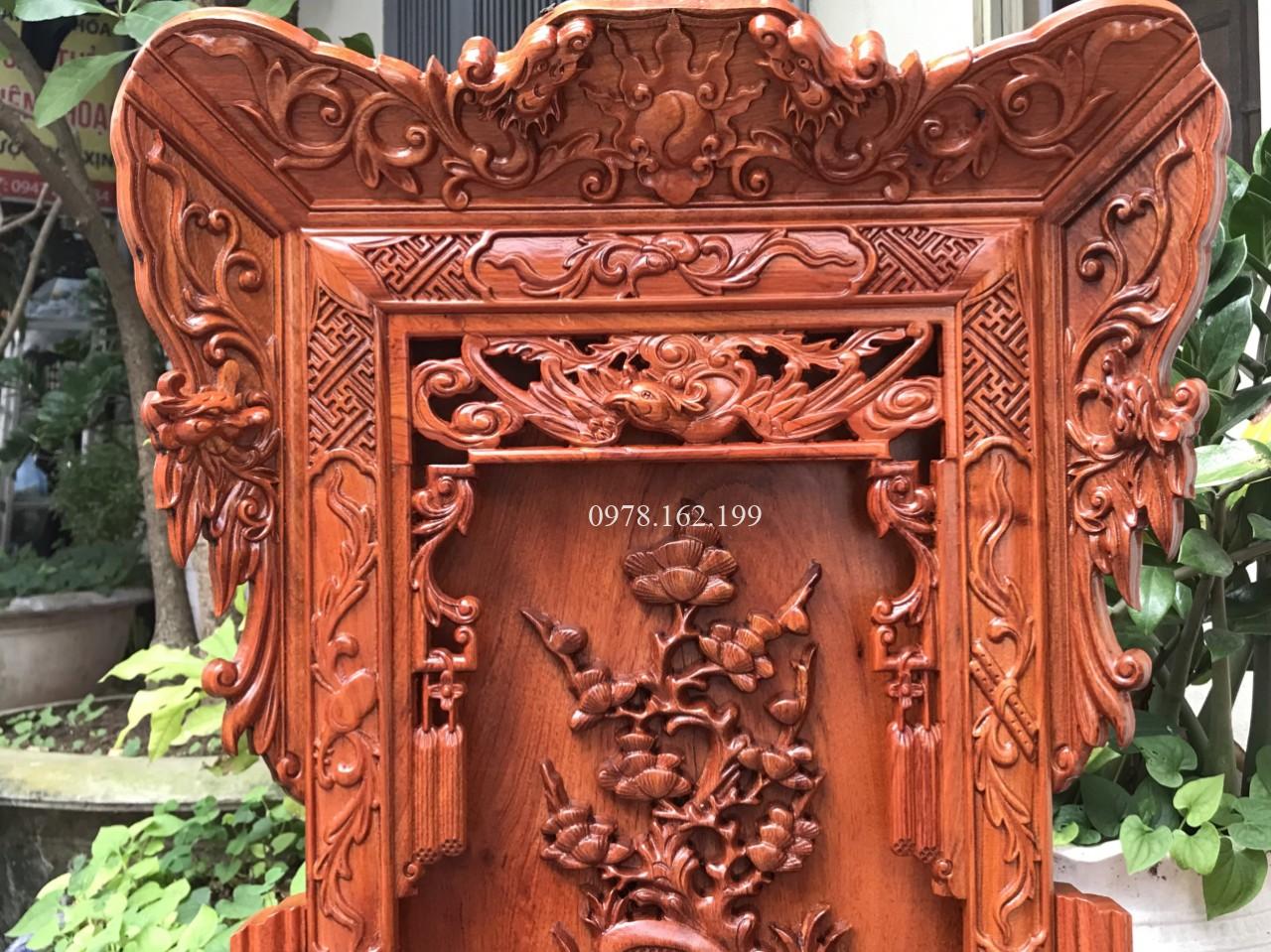 Giá gương thờ gỗ hương MS86 - Ảnh 5