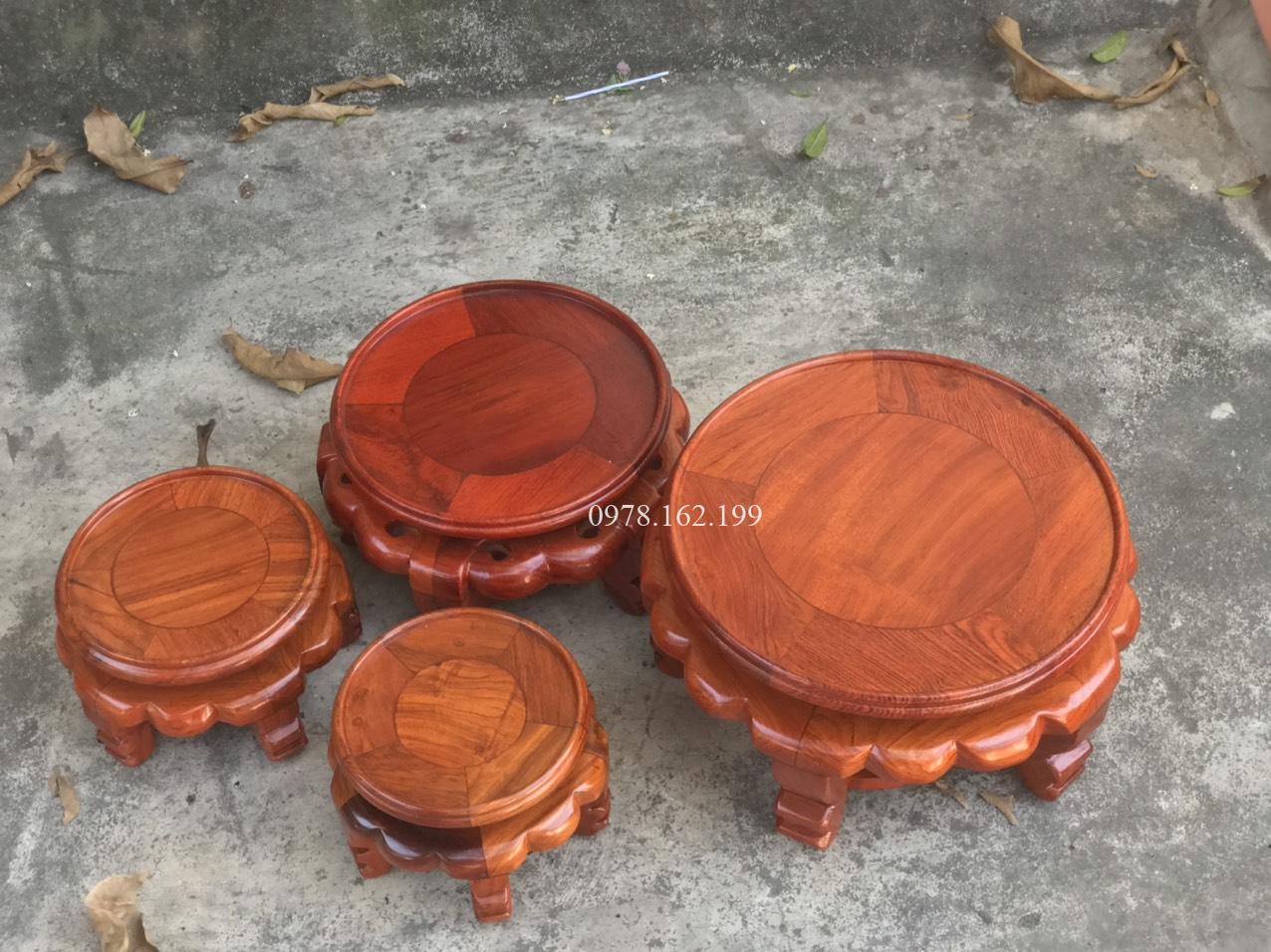 Kỷ váy kê tượng gỗ hương nhiều kích cỡ - Ảnh 6