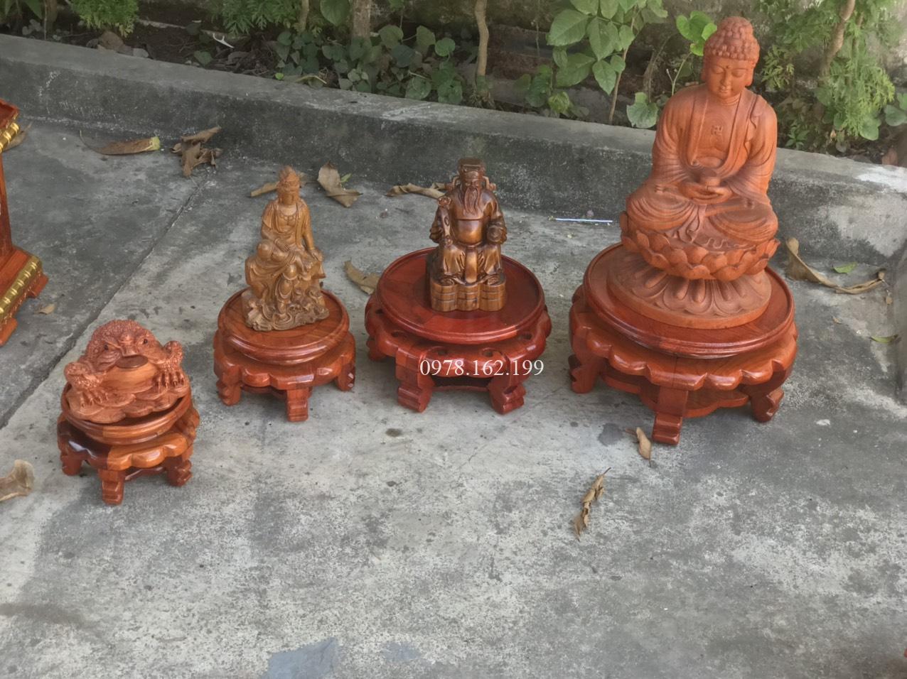 Kỷ váy kê tượng gỗ hương nhiều kích cỡ - Ảnh 2