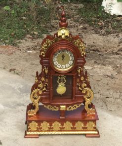 Bộ Đồng hồ để bàn và đế dát vàng