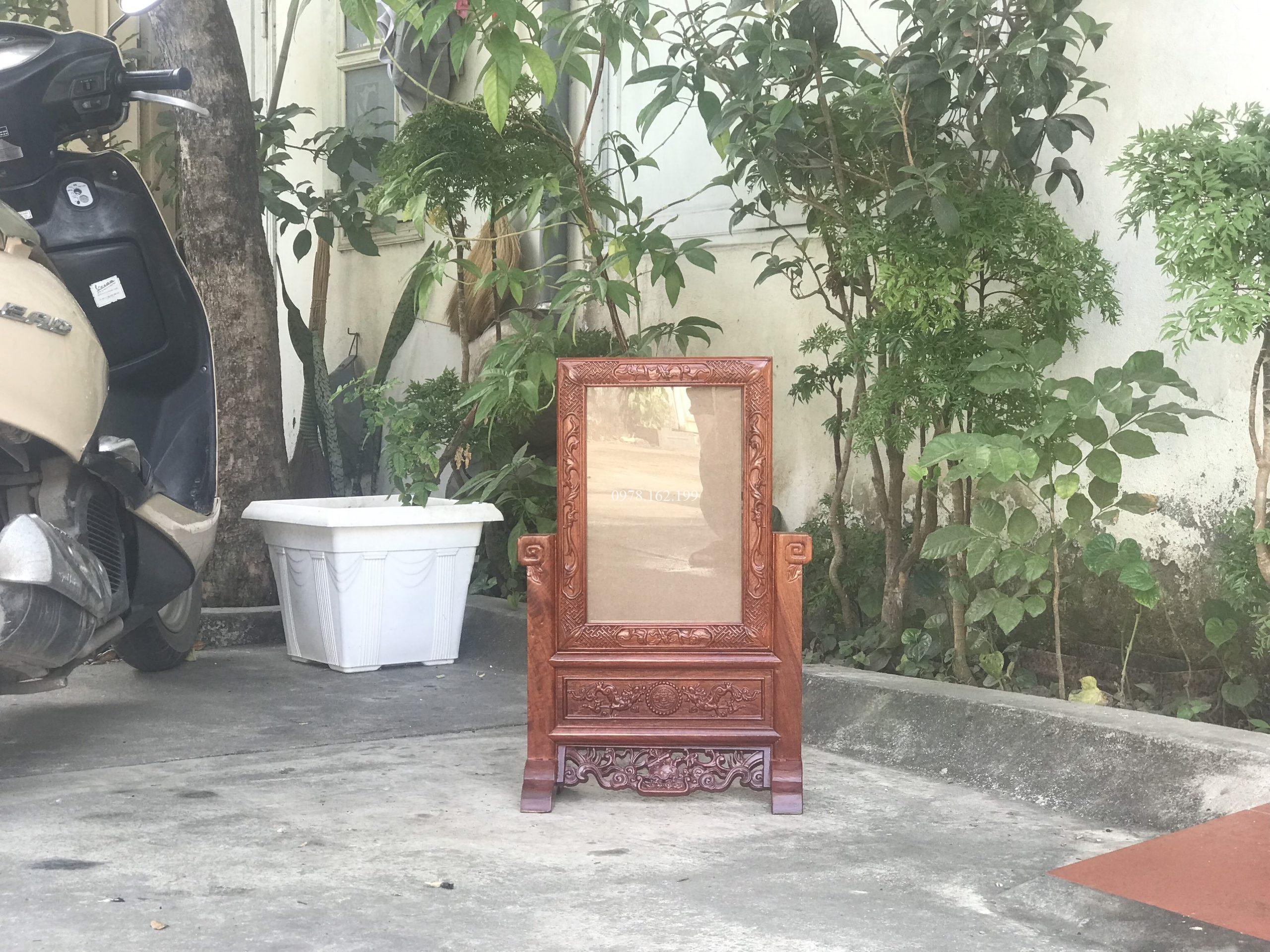 Khung ảnh thờ chạm kỳ lân - Ảnh 6