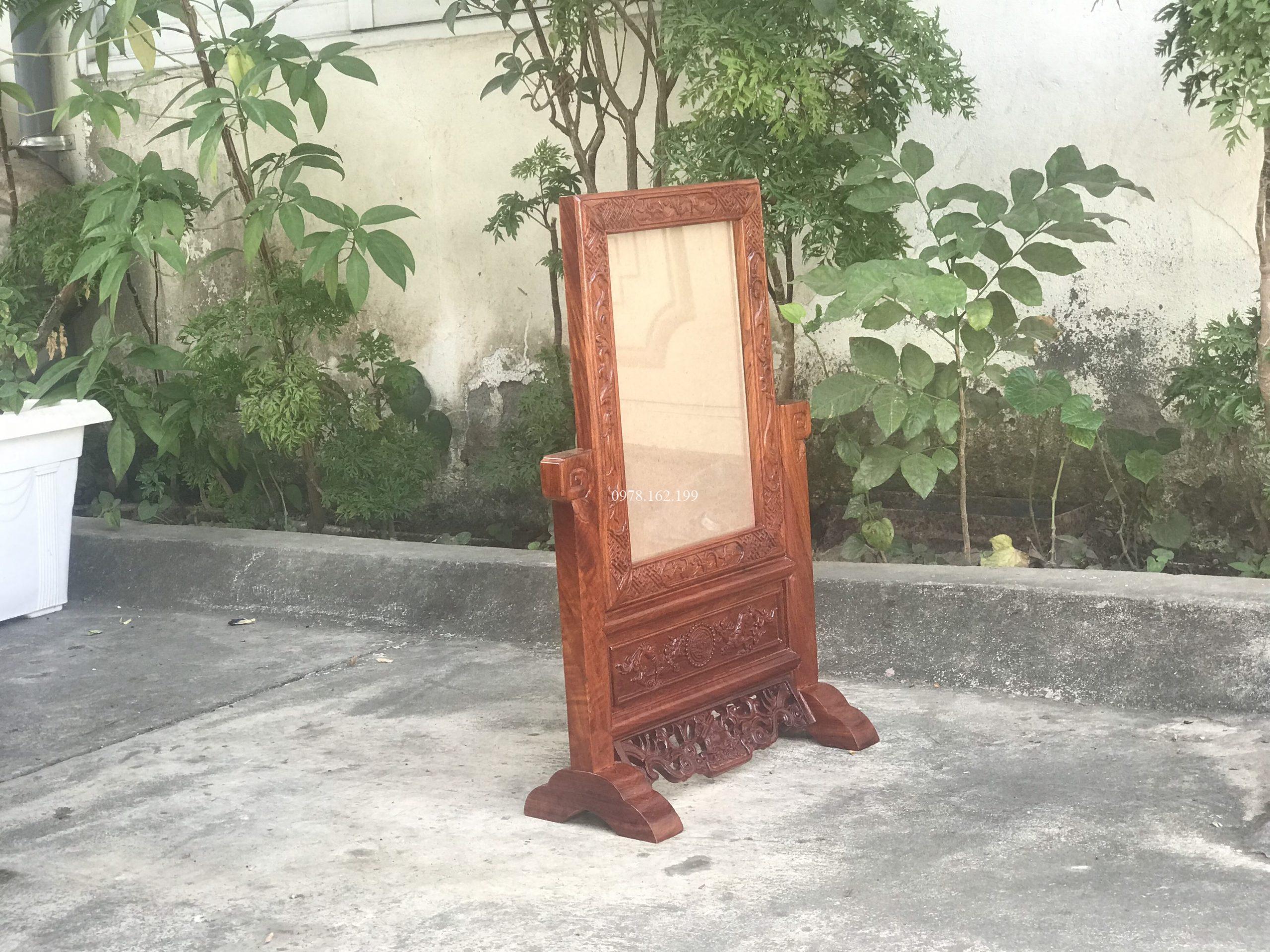 Khung ảnh thờ chạm kỳ lân - Ảnh 3