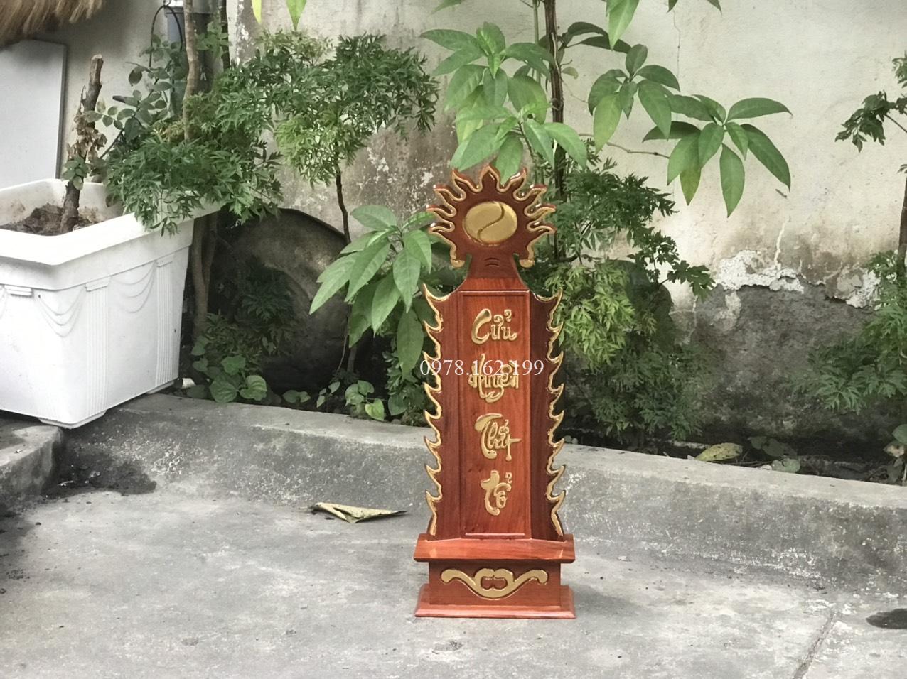 Bài Vị Thờ Gỗ Hương Cửu Huyền Thất Tổ DSF889