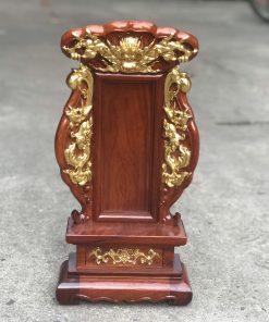 Bài vị gia tiên song long dát vàng MS48
