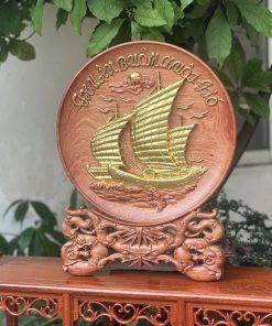 Tranh đĩa thuận buồm xuôi gió