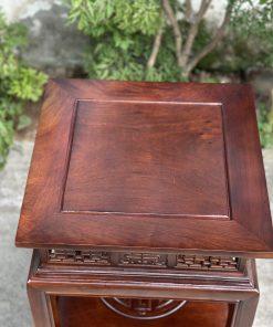 Đôn đèn màu gỗ óc chó MS70