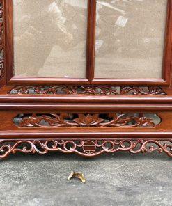 Khung ảnh thờ đôi hoa lá tây 18x24