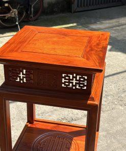 Đôn đèn gỗ hương cao cấp MS80