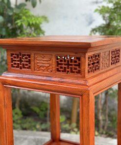 Đôn đèn gỗ hương cao cấp MS80