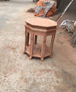 Đôn bát giác gỗ hương MS60