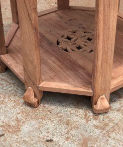 Đôn bát giác gỗ hương MS60