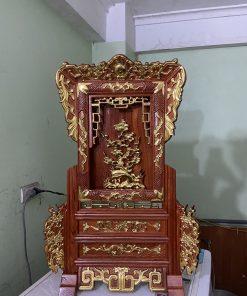 Giá gương dát vàng gỗ hương MS87