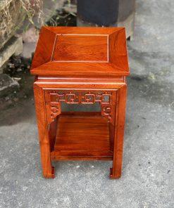 Đôn vuông gỗ hương MS50