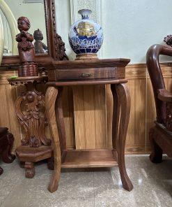 Đôn ngăn kéo gỗ hương màu gỗ óc