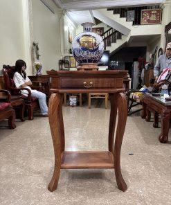 Đôn ngăn kéo gỗ hương màu gỗ óc