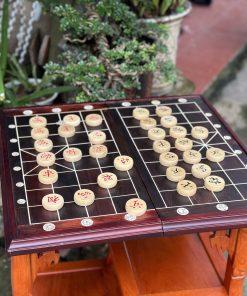 Bàn cờ gỗ trắc cao cấp