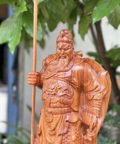 Tượng Quan Công gỗ hương MS50