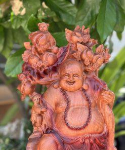 Tượng Di Lặc vác cành đào MS60