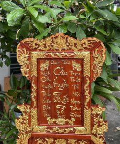 Tranh thờ cửu huyền thất tổ hoa mai